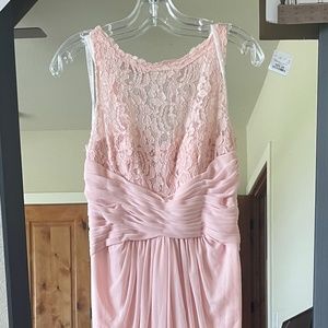 Pale Pink Bridesmaid Dress